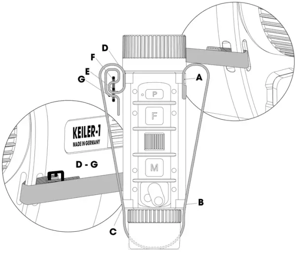 LIEMKE KEILER 1 Fascination Thermal Imaging - hand strap