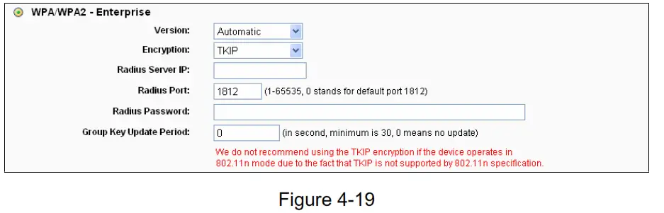 tp-link TL-WR840N 300Mbps Wireless N Router - Figure 4-19