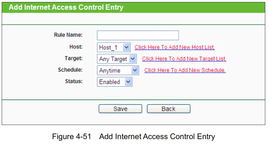 tp-link TL-WR840N 300Mbps Wireless N Router - Internet Access Control