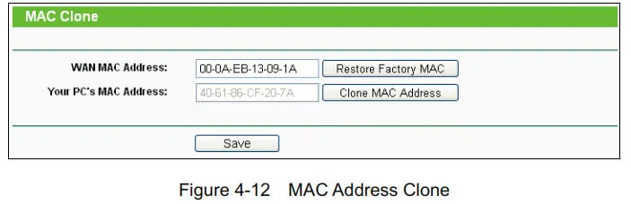 tp-link TL-WR840N 300Mbps Wireless N Router - MAC Address