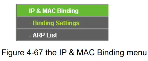 tp-link TL-WR840N 300Mbps Wireless N Router - MAC Binding menu