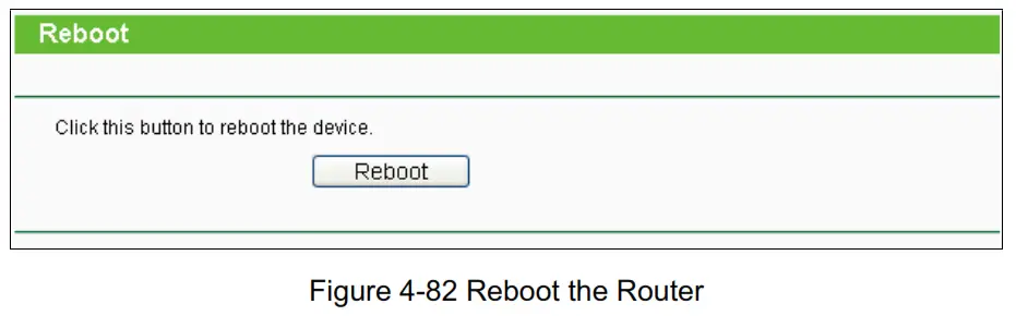 tp-link TL-WR840N 300Mbps Wireless N Router - Reboot the Router