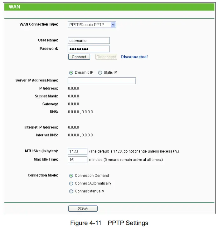 tp-link TL-WR840N 300Mbps Wireless N Router - Settings 1