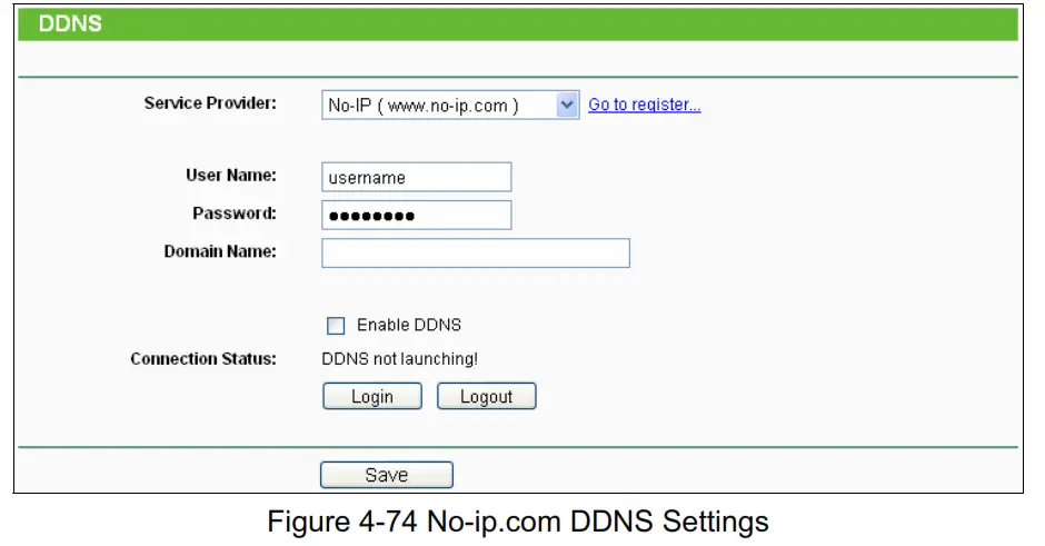 tp-link TL-WR840N 300Mbps Wireless N Router - Settings