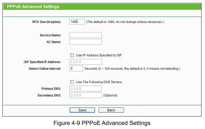 tp-link TL-WR840N 300Mbps Wireless N Router - Settings