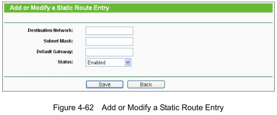 tp-link TL-WR840N 300Mbps Wireless N Router - Static Route