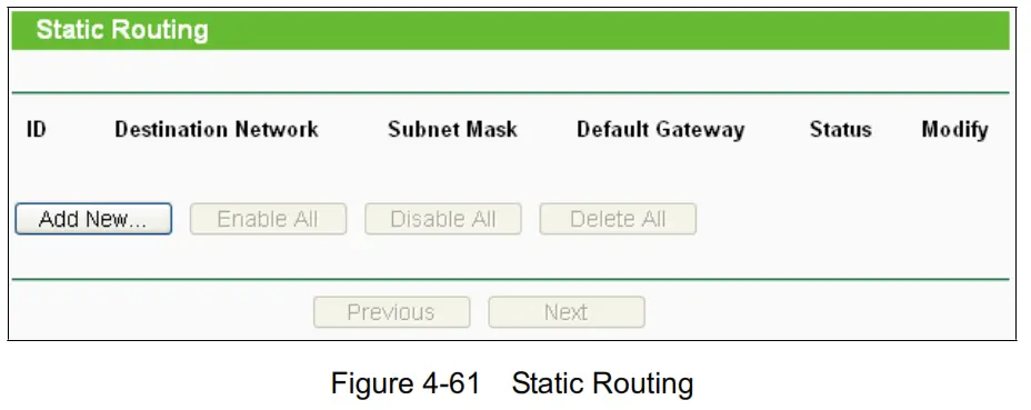 tp-link TL-WR840N 300Mbps Wireless N Router - Static Routing