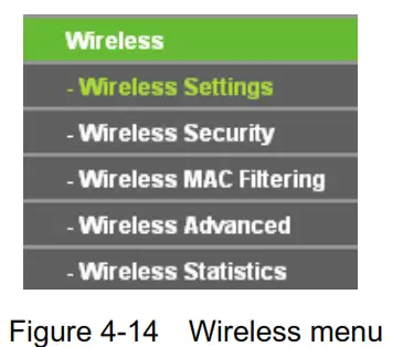 tp-link TL-WR840N 300Mbps Wireless N Router - Wireless menu