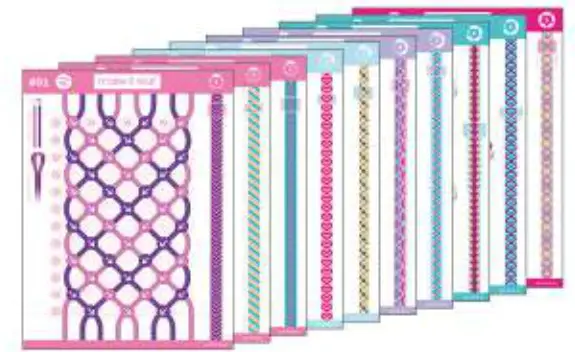 make it real 1457 Friendship Bracelet Maker - contains 2