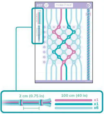 make it real 1457 Friendship Bracelet Maker - finish 12