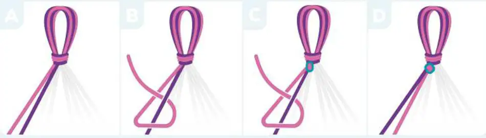 make it real 1457 Friendship Bracelet Maker - knots 3