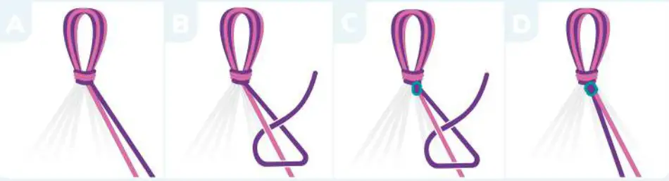 make it real 1457 Friendship Bracelet Maker - knots 4