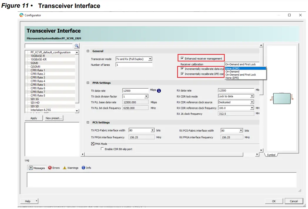 Microsemi AC483 PolarFire FPGA Transceiver Signal Integrity - Transceiver Interface