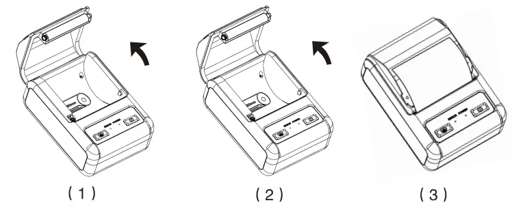 deli E200P Portable Thermal Receipt Printer - Fig 1