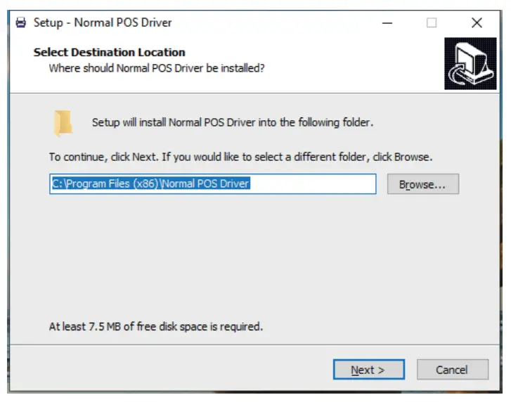 deli E200P Portable Thermal Receipt Printer - Softer 1