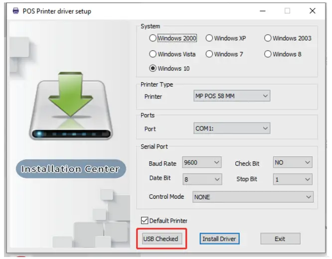 deli E200P Portable Thermal Receipt Printer - Softer 6
