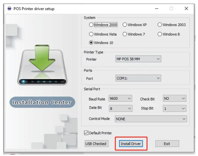 deli E200P Portable Thermal Receipt Printer - Softer 7