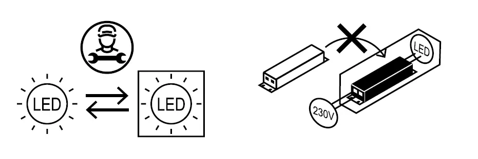 Knightsbridge-CBL22BK 22W 370lm 3000K 1000mm-LED-Bollard -04