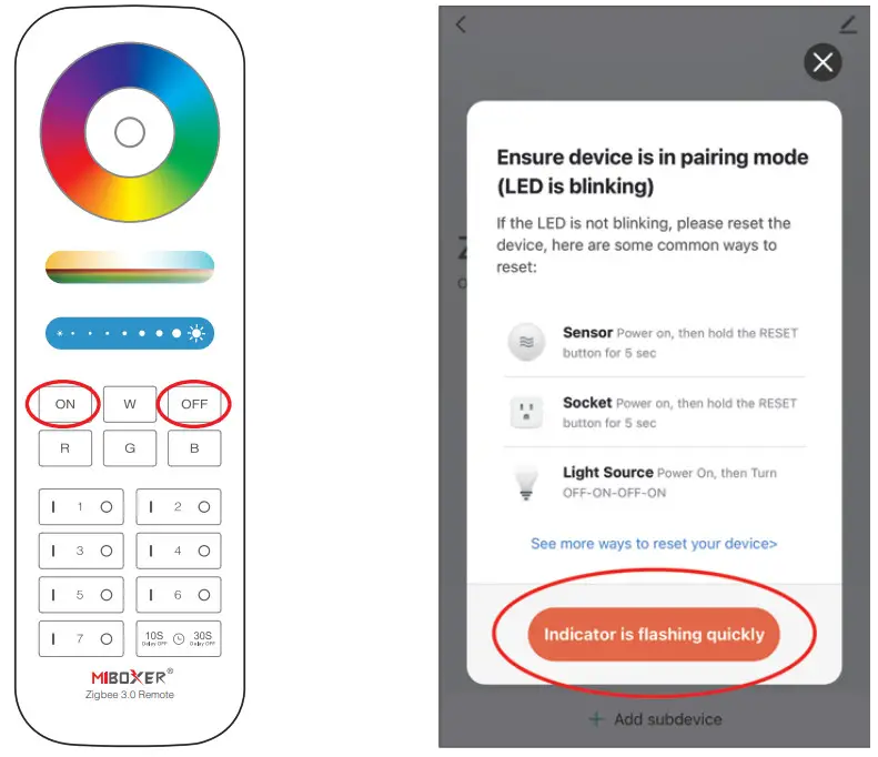 MIBOXER FUT089Z RGB+CCT Zigbee Remote Control - Temperature 4