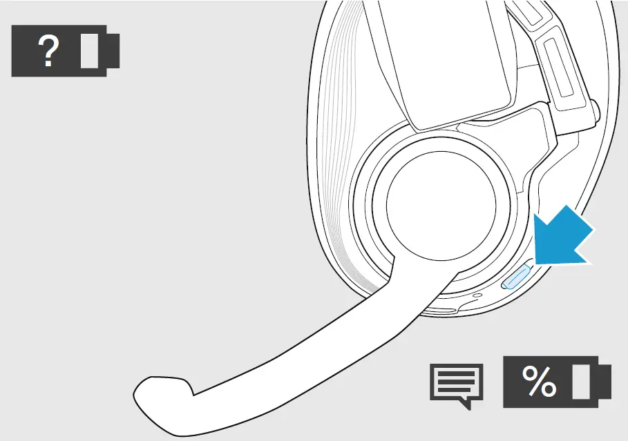 SENNHEISER GSP 670 Wireless Gaming Headset battery life