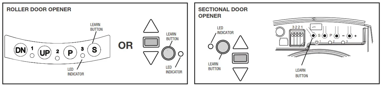 Merlin E970M Four Button Remote Control - Four Button Remote Control 1