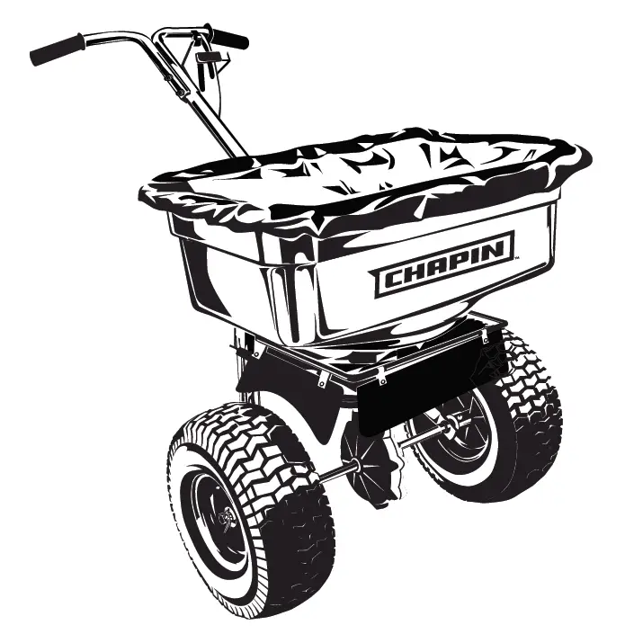 CHAPIN 82400B Professional Rock Salt Spreader