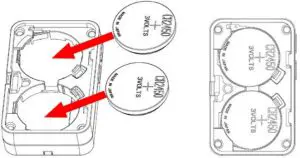 netvox R311W Wireless 2-Gang Water Leak Detector - battery installation