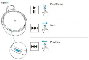 SENNHEISER SEBT4 HD 450BT Wireless Headphone - Music functions