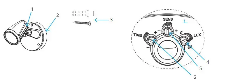 martec Fortress Pro Series LED Security light fig1