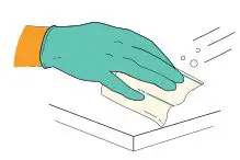 amazon On-Site COVID-19 Test Collection Kit Instructions - Put on gloves