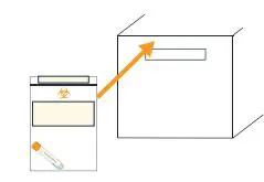 amazon On-Site COVID-19 Test Collection Kit Instructions - Put your sample in the collection bin as you exit