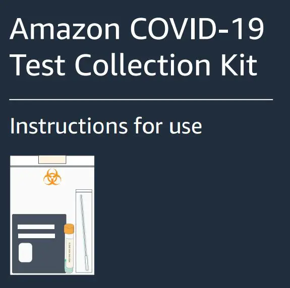 amazon On-Site COVID-19 Test Collection Kit Instructions