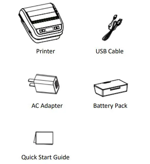 Xiamen Hanin Electronic Technology HM-A300E Mobile Label Printer - Printer Accessories