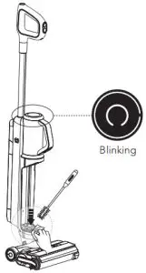 Tineco S5 Floor one Combo Series Smart Cordless and Washer - Blinking