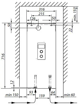 KOSPEL EKCO.LN3 Electric Central Heating Flow Boiler fig-3