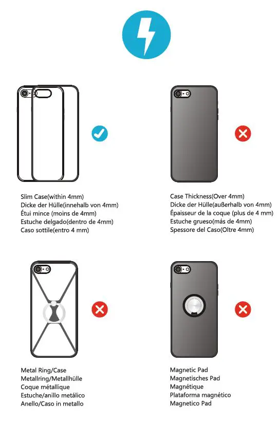 rapoo XC110 Wireless Charging Pad FIG 1