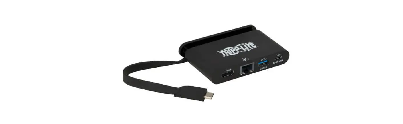 Tripp-lite U444-t6n-h4gubc Usb 3.2 Gen 1 Usb-c To 4k Hdmi Adapter With Ethernet And Pd Charging Owner's Manual