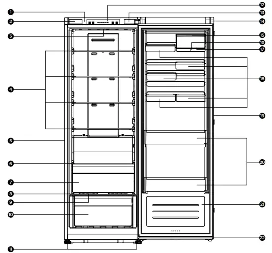 Westinghouse WRB3504S Single Door Refrigerator - PRODUCT