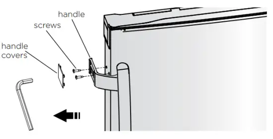 Westinghouse WRB3504S Single Door Refrigerator - door
