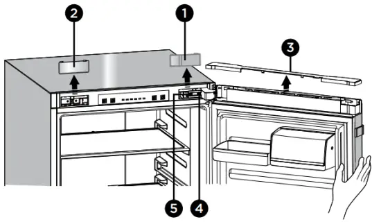 Westinghouse WRB3504S Single Door Refrigerator - dropping