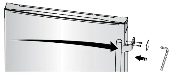 Westinghouse WRB3504S Single Door Refrigerator - handle