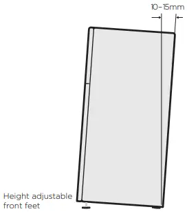 Westinghouse WRB3504S Single Door Refrigerator - seal
