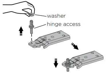 Westinghouse WRB3504S Single Door Refrigerator - washer2