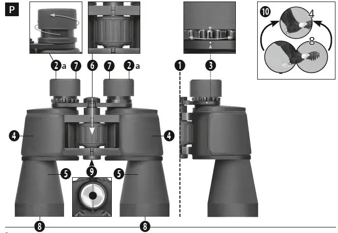BRESSER 9676203 Primax 8x56 Binoculars 1