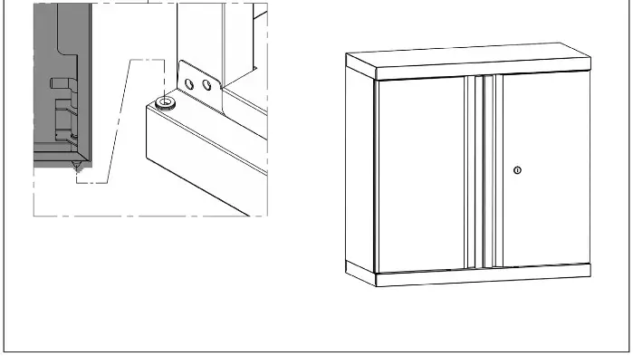 Hard Head 006409 Wall Cabinet 2 Routers - overview 12