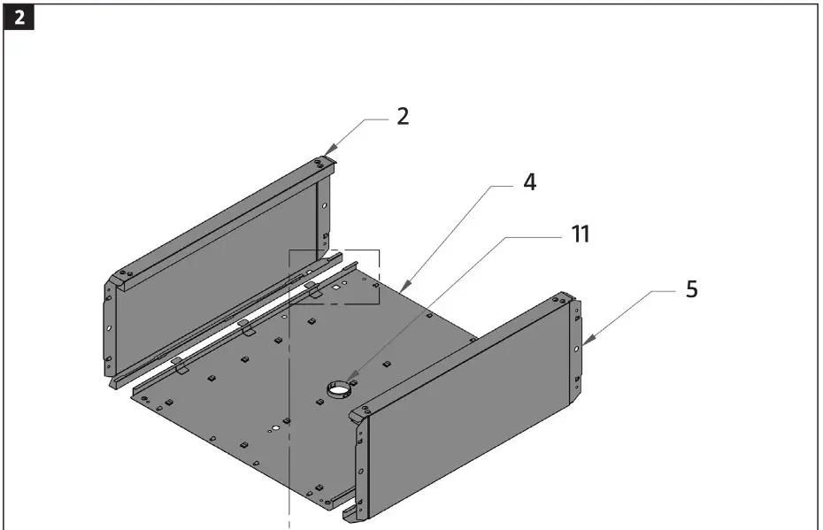 Hard Head 006409 Wall Cabinet 2 Routers - overview 3