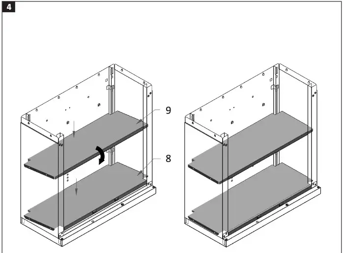 Hard Head 006409 Wall Cabinet 2 Routers - overview 7