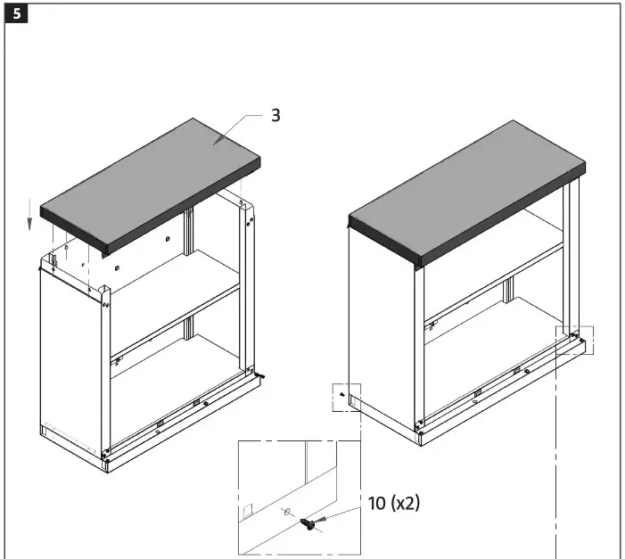 Hard Head 006409 Wall Cabinet 2 Routers - overview 9