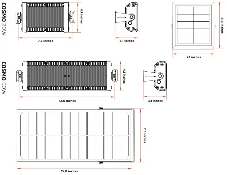 SOLTECH Cosmo Flood Lights 20W 50W - Introduction