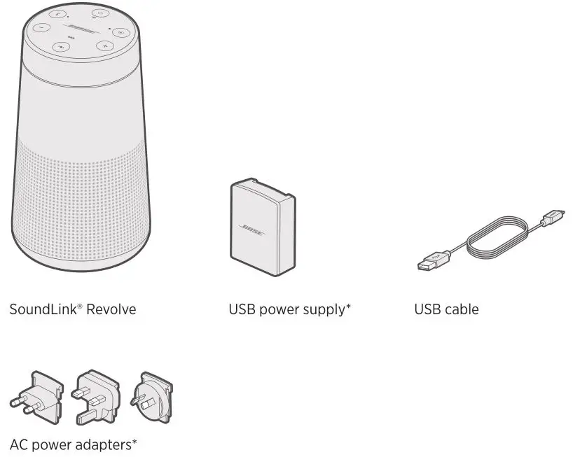 BOSE Soundlink Revolve - Unpacking